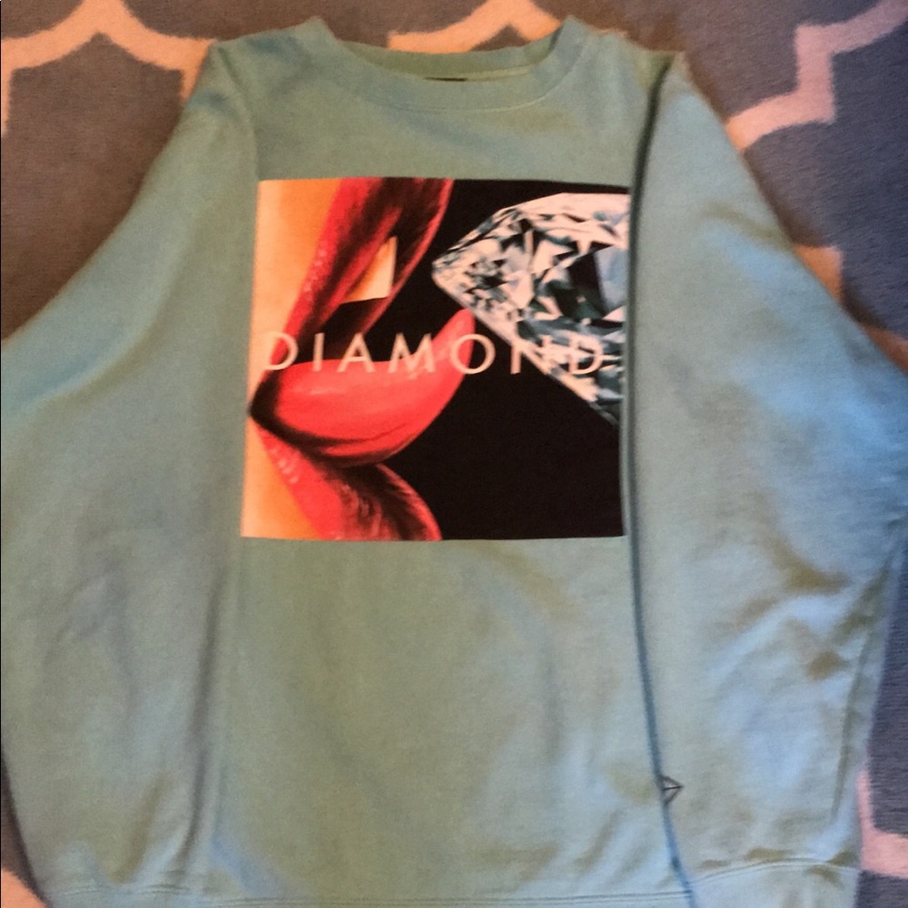 Blue diamond sweatshirt LIKE NEW!!